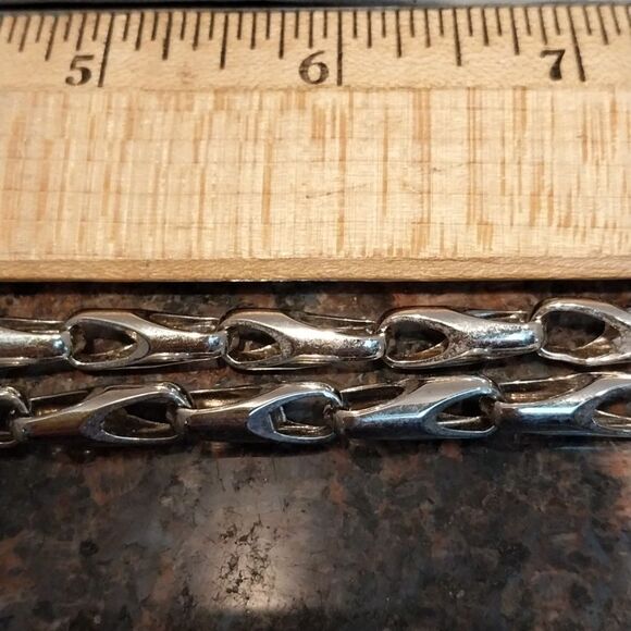 Givenchy Silver Chain Necklace...New - Picture 6 of 8